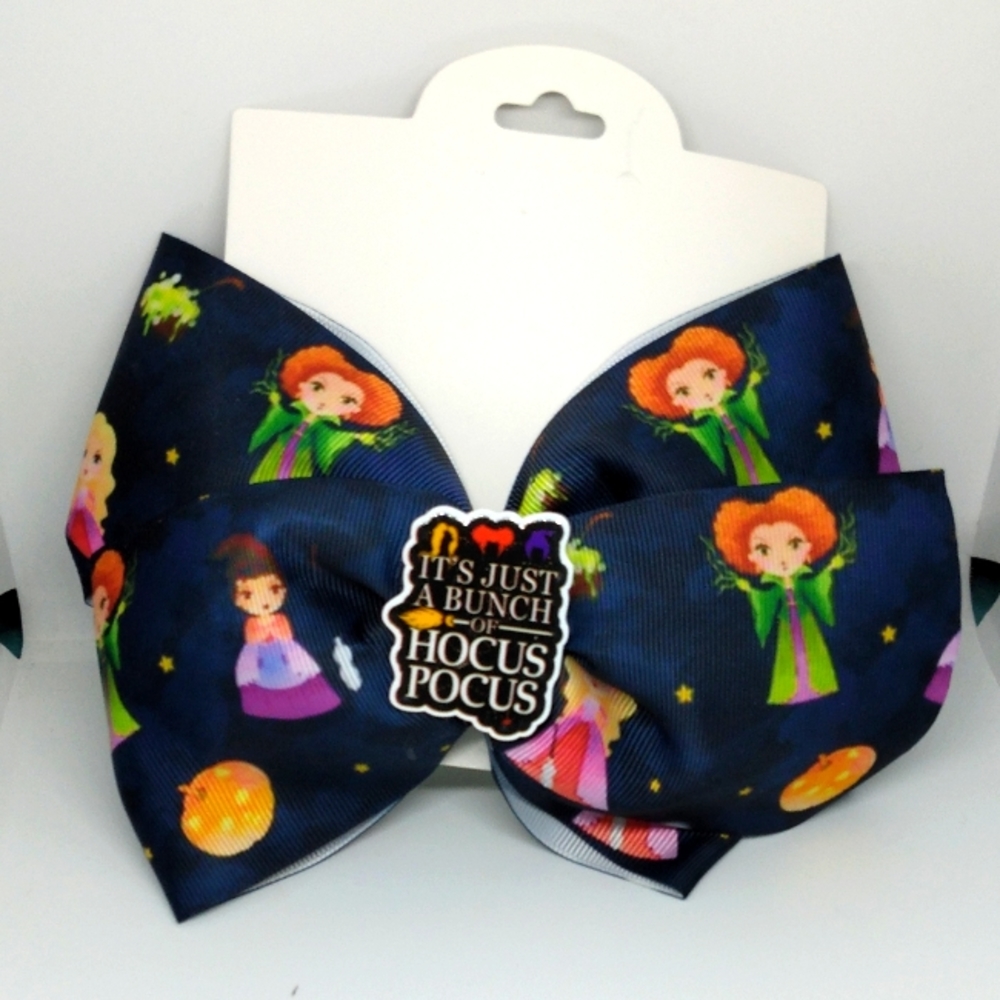 Hocus pocus hair bow